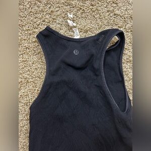 lululemon athletica Black Tank Top